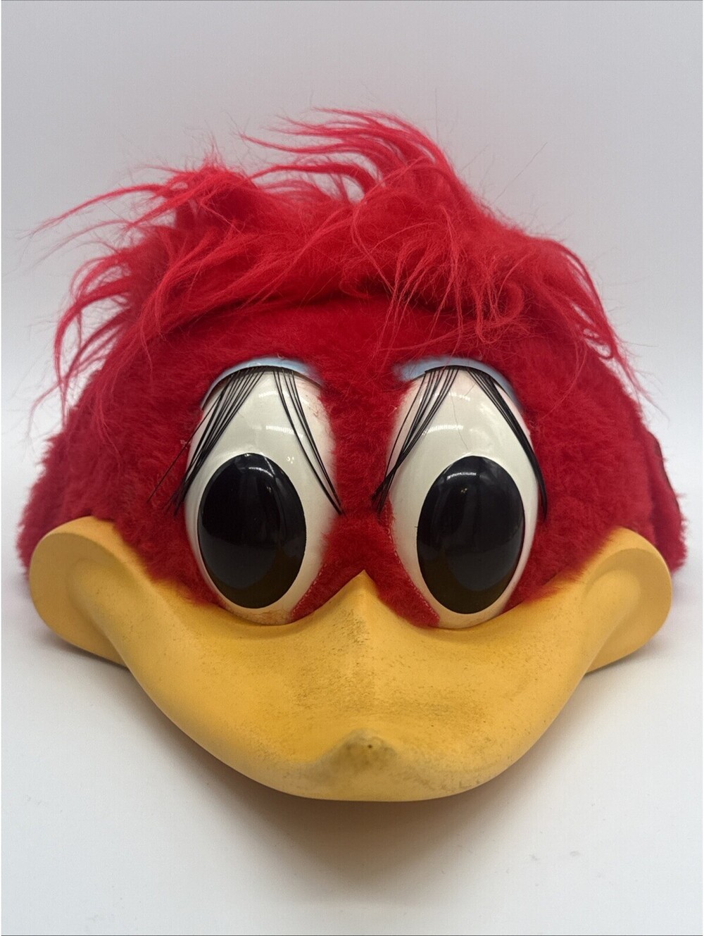 Vintage Woody Woodpecker Plush Novelty Snapback Hat Mask Halloween Costume